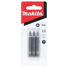 Makita - Ponta Bits Conjunto com 3 Peças PH 3-50mm