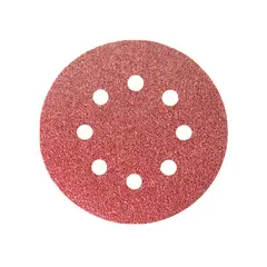 Mundo das Ferramentas - Disco de Lixa Perfurado P24 125mm 5 Peças Vermelho