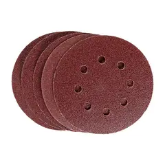 Mtx - Disco de Lixa com Velcro 125mm 738039 Grão 60 Peças Vermelho