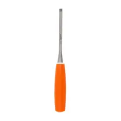Mundo das Ferramentas - Formão Chanfrado 6mm Cabo Plástico Laranja