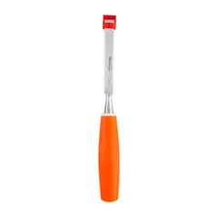 Mundo das Ferramentas - Formão Chanfrado 12mm Cabo Plástico Laranja