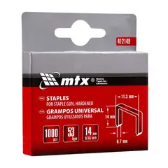 Mtx - Grampos para Grampeadores Tipo 53 14Mm 9/16" 412149