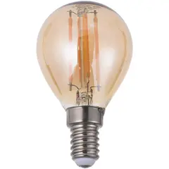 Dairu - Lâmpada de Filamento LED 4W G45 E14 Âmbar