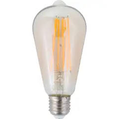 Dairu - Lâmpada de Filamento LED 6W ST64 E27 Âmbar