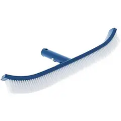 Humboldt - Escova Plástica para Piscina com Curva Azul e Branco