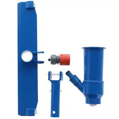 Humboldt - Kit de Aspirador para Piscina de Plástico Azul