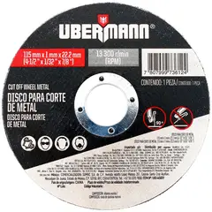 undefined - Disco de Corte Metal 4,5X1/32