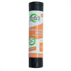 Kleine Wolke - Saco de Lixo com Alças 30 Litros com 10 Unidades 50x70cm Preto