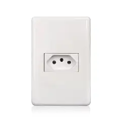Steck - Conjunto Tomada 4X2 10A Stella Branco