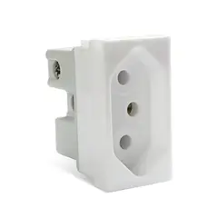 Steck - Módulo Tomada 10A Stella Branca Bivolt