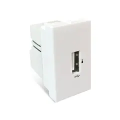 Steck - Módulo Carregador Usb 1,A Stella Branca Bivolt