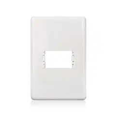 Steck - Placa Com Suporte Stella Branca 4X2 1 Posto