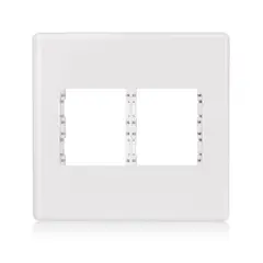Steck - Placa Com Suporte Stella Branca 4X4 4 Postos