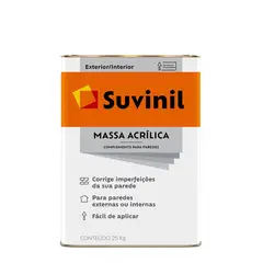 Suvinil - Massa Acrílica Lata Uso Externo 25Kg
