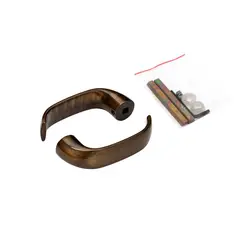 Pado - Kit Maçaneta Zamac Sm Contemporânea Bronze Oxidado