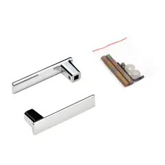 Pado - Kit Maçaneta Zamac Sm Quadra Cromado