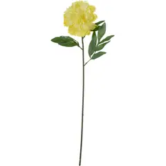 Just Home Collection - Flor Artificial Peônia 63cm Amarelo
