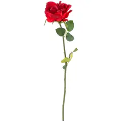 Just Home Collection - Flor Artificial Rosa 54cm Vermelho