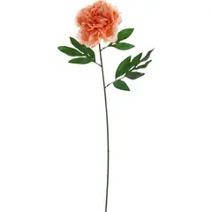 Just Home Collection - Flor Artificial Peônia 63cm Salmão