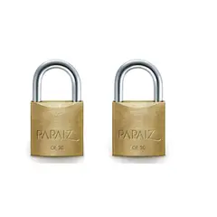Papaiz - Cadeado CR20 KA2 com 2 unidades
