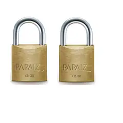 Papaiz - Cadeado CR30 KA2 com 2 unidades