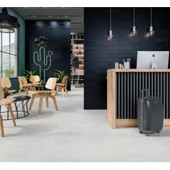 Biancogres - Piso Porcelanato Acetinado Retificado Cinza Interno 120x120cm Connection Silver Caixa 2,88m²