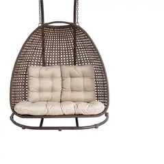 Just Home Collection - Cadeira Suspensa 2 Lugares Rattan