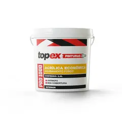 Qualyvinil - Topex 1000 Tinta Acrílica Econômica Fosco 3,6 Litros Branco