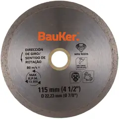 Bauker - Disco Diamant 4.1/2 Cont Bauker.