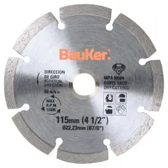 Bauker - Disco Diamant 4.1/2 Segm Bauker.