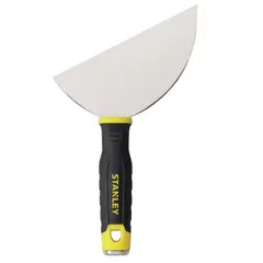 Stanley - Espátula Inox para Drywall Angulada Amarelo e Preto