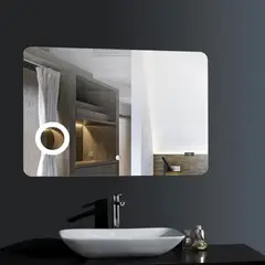 Sensi Dacqua - Espelho com Led e Relógio Los Angeles