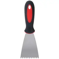 Redline - Espátula Dentada 0,6CM Plástico Red