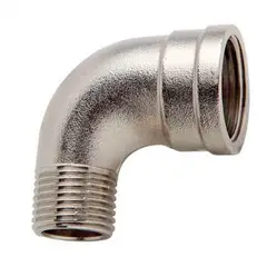 Blukit - Joelho Latão Para Gás 1/2" Bsp Tm 3/8"