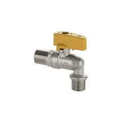 Blukit - Válvula Para Gás 90° Macho Macho 1/2"