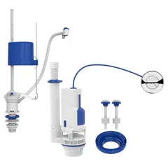 Blukit - Conjunto Completo Superior Duplo Com Parafuso E Anel Para Caixa Acoplada