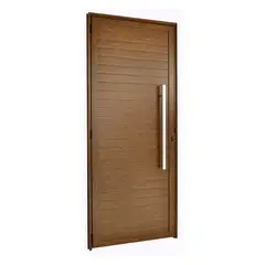 Esquadrisul - Porta Lambri Puxador Alumínio Cerejeira Esquerda 210x80x8,6cm Topsul