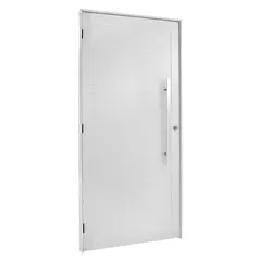 Esquadrisul - Porta Lambri Puxador Alumínio Branco Esquerda 210x80x8,6cm Topsul