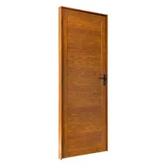 Esquadrisul - Porta Lambri Fechadura Alumínio Cerejeira Esquerda 210x80x8,6cm Topsul