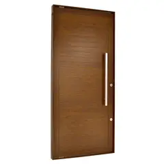 Esquadrisul - Porta Pivotante Alumínio Cerejeira Esquerda 220x120x8,6cm Topsul