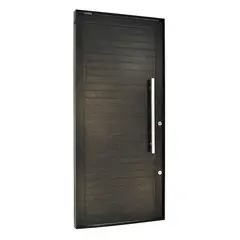 Esquadrisul - Porta Pivotante Alumínio Preto Direita 220x100x8,6cm Topsul