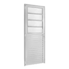 Esquadrisul - Porta Basculante Alumínio Branco Esquerda 210x90x6cm Fortsul