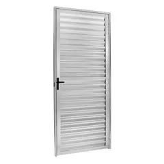 Esquadrisul - Porta Veneziana Ventilada Alumínio Brilhante Direita 210x70x6cm Fortsul