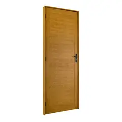 Esquadrisul - Porta Lambri Fechadura Alumínio Carvalho Direita 210x90x8,6cm Topsul