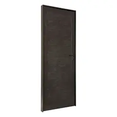 Esquadrisul - Porta Lambri Fechadura Alumínio Preto Esquerda 210x90x8,6cm Topsul