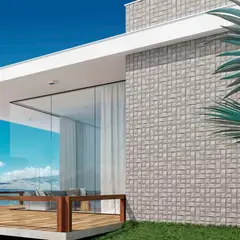 Portinari - Revestimento Natural Space Block SGR 20x20cm Retificado Cinza Claro