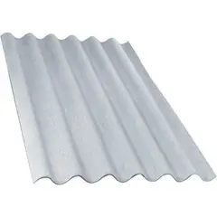 Confibra - Telha de Fibrocimento Ondulada 153cmx110cmx6mm Cinza