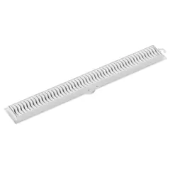 Tigre - Ralo Linear Leve Grelha Saída Por Baixo No Meio Pvc 7X50Cm
