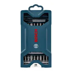 Bosch - Kit de Pontas para Parafusar Mini X-Line com 25 Peças