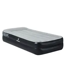Klimber - Colchão Inflável de Solteiro 97x191x46cm PVC Preto e Cinza